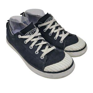 Keen Shoes Womens Size 9 Elsa Sneakers Black Canvas Casual Low Brooks Inserts